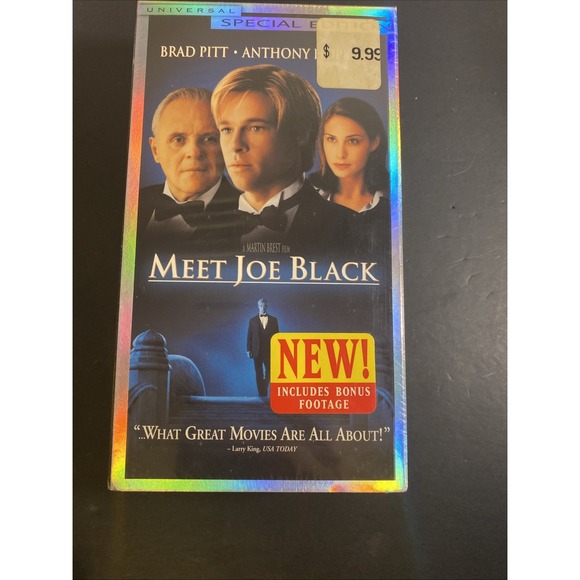 Other - Meet Joe Black VHS 1999 Brad Pitt 2 Tape Set Factory Sealed
